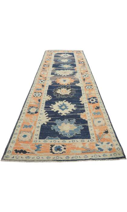 2 x 9 Colorful Oushak Rug Modern Runner 80830