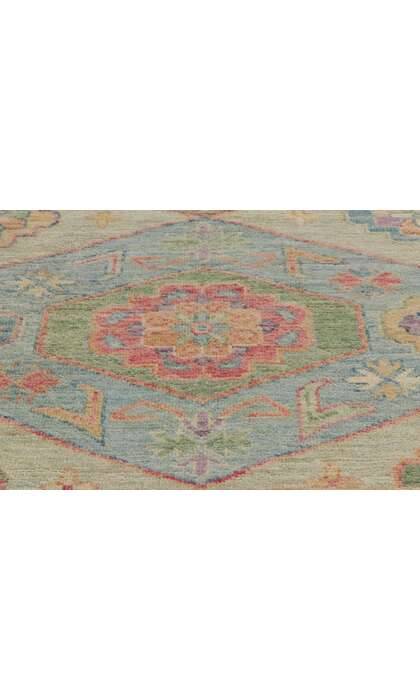 6 x 9 Colorful Oushak Rug 80888