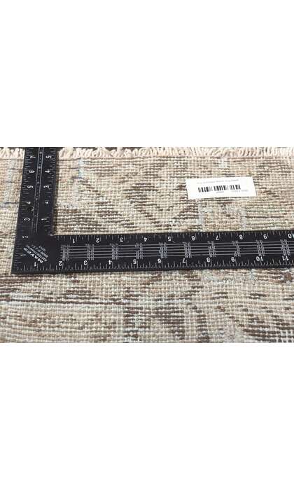 10 x 12 Antique-Worn Distressed Persian Mahal Rug 60666