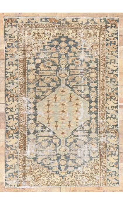 4 x 6 Antique Persian Malayer Rug 61264