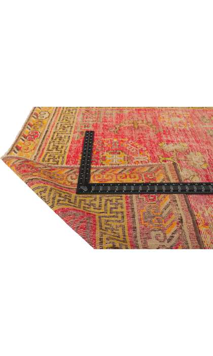 5 x 9 Worn-In Vintage Khotan Turkish Rug 53710