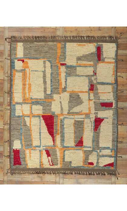 8 x 10 Modern Moroccan Area Rug 80723