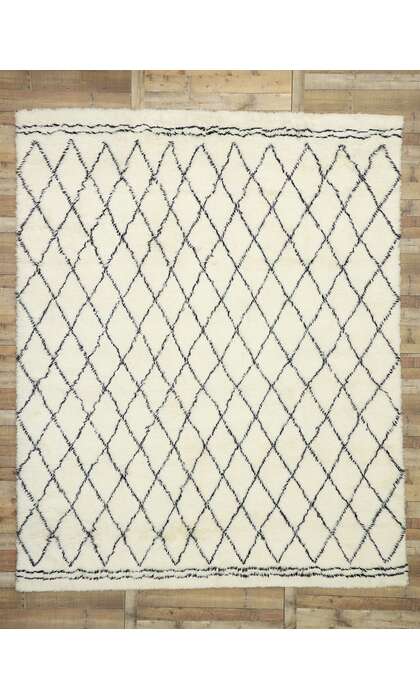 9 x 12 Modern Moroccan Area Rug 30418