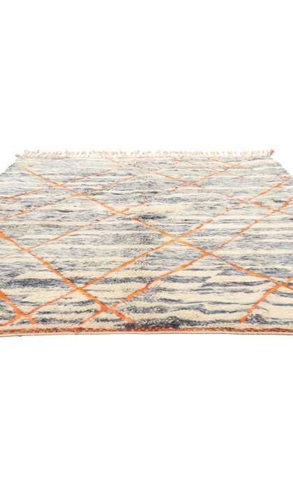 6 x 8 Modern Retro Moroccan Rug 20993