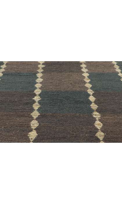 6 x 9 Modern Checkered Moroccan Rug 80823