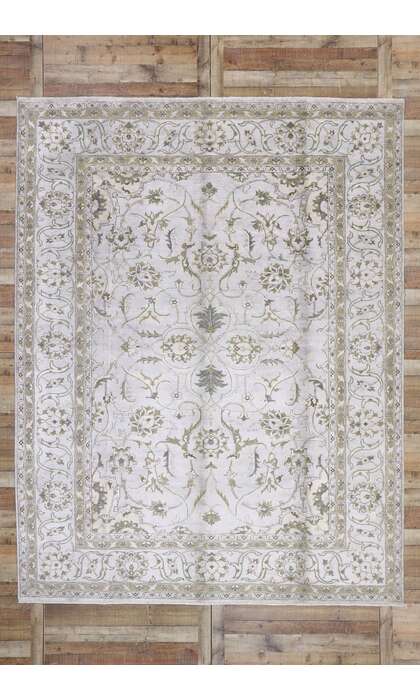 9 x 12 Modern Indian Silk Rug 30069