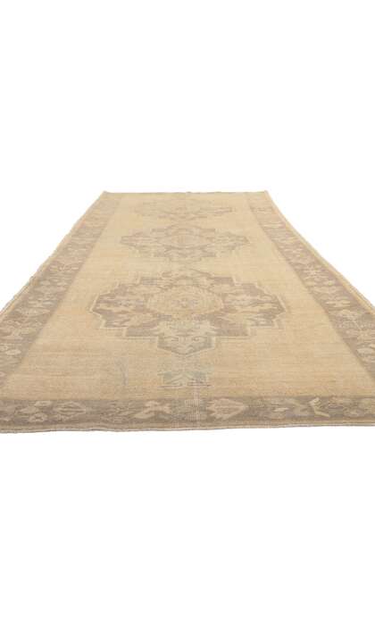 5 x 13 Vintage Muted Oushak Rug 51021