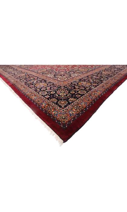 17 x 22 Oversized Vintage Persian Mashhad Rug 77405