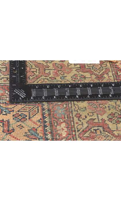 5 x 10 Antique-Worn Persian Farahan Rug 76732