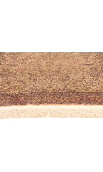 3 x 5 Antique Turkish Silk Hereke Prayer Rug 78665