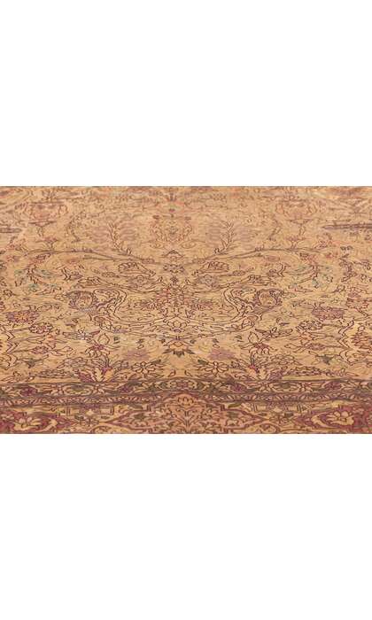 3 x 5 Antique Turkish Silk Hereke Prayer Rug 78665