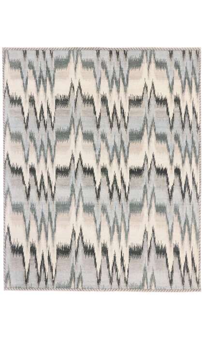 8 x 10 Transitional Ikat Rug 30048