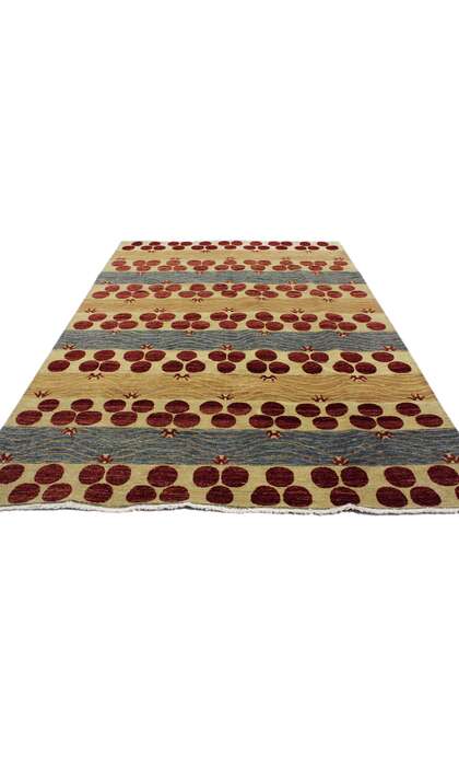 6 x 9 Transitional Indian Rug 30289