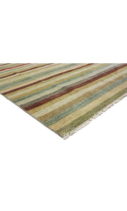 6 x 9 Transitional Striped Indian Rug 30282
