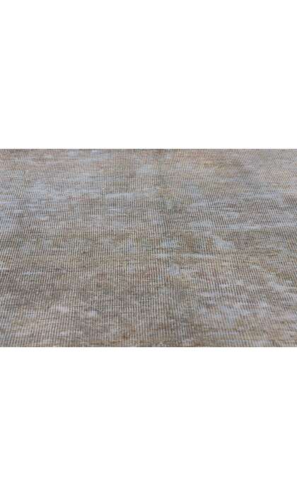 9 x 12 Vintage Turkish Gray Overdyed Rug 60607