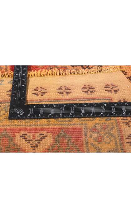5 x 10 Vintage Red-Orange Moroccan Rug 20211
