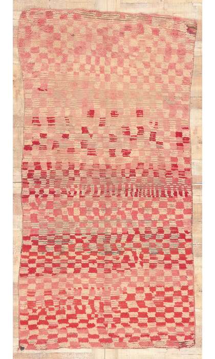 5 x 9 Pink and Red Moroccan Rug 20997