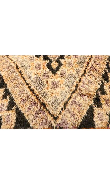 7 x 17 Vintage Brown Beni MGuild Moroccan Rug 21022