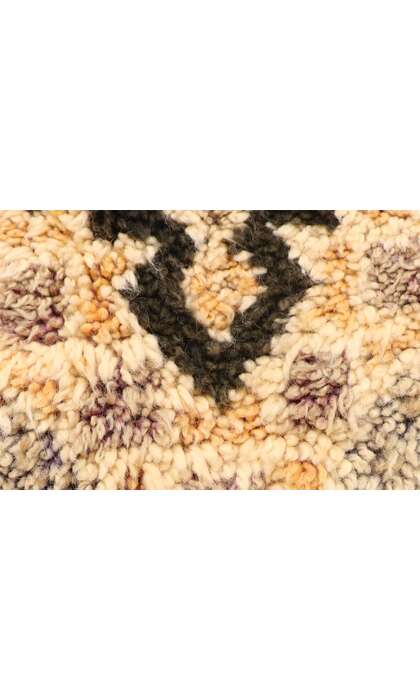 7 x 17 Vintage Brown Beni MGuild Moroccan Rug 21022