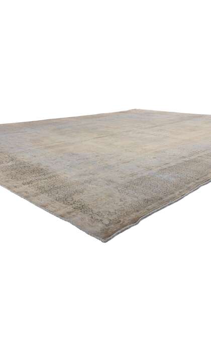 10 x 13 Vintage Turkish Overdyed Rug Industrial Chic 60765