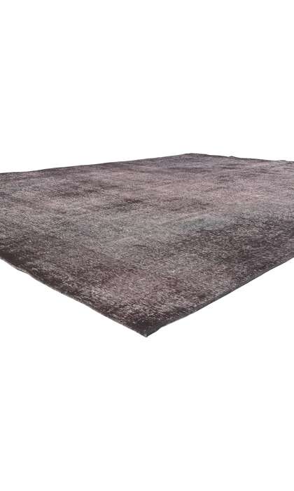 10 x 13 Vintage Turkish Overdyed Rug Industrial Chic 60675