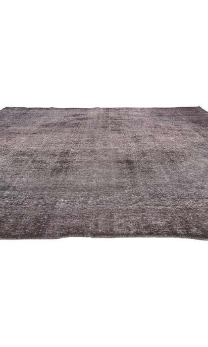 10 x 13 Vintage Turkish Overdyed Rug Industrial Chic 60675