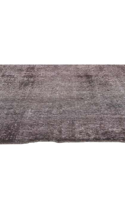 10 x 13 Vintage Turkish Overdyed Rug Industrial Chic 60675