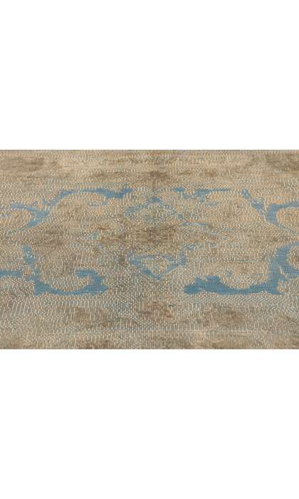 10 x 13 Vintage Turkish Earthy Overdyed Rug 60620