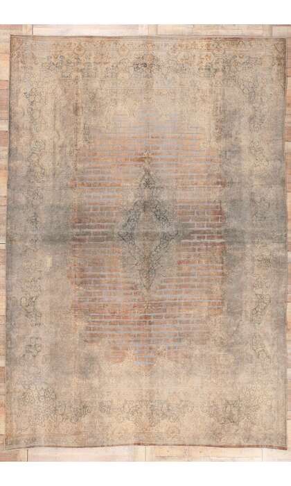 10 x 14 Vintage Turkish Overdyed Rug 60621