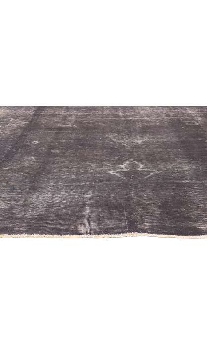 8 x 12 Vintage Turkish Overdyed Rug Modern Industrial 60684