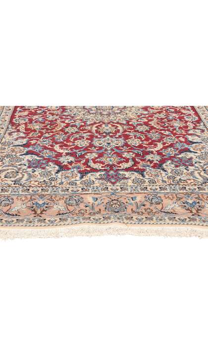 5 x 8 Vintage Persian Nain Rug 78661