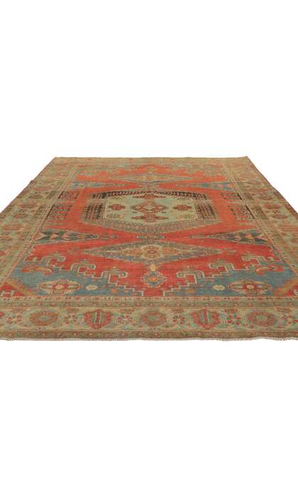 8 x 11 Vintage Persian Viss Rug 53737