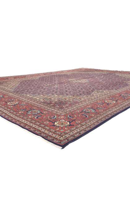 10 x 13 Vintage Persian Tabriz Rug 60713