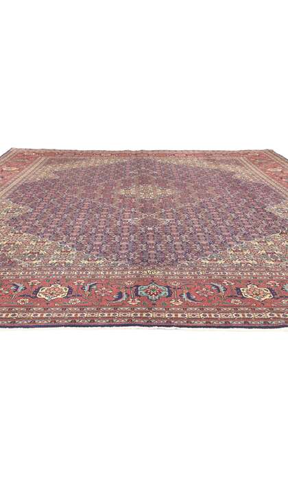 10 x 13 Vintage Persian Tabriz Rug 60713