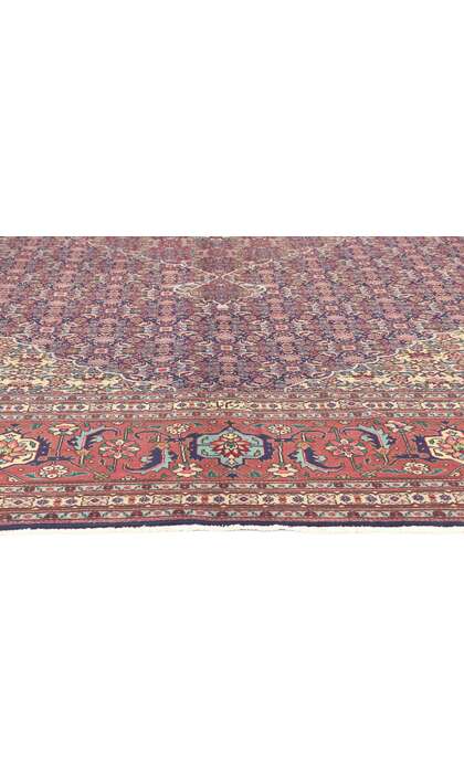 10 x 13 Vintage Persian Tabriz Rug 60713