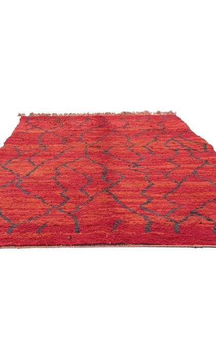 5 x 8 Vintage Red Talsint Moroccan Rug 74822