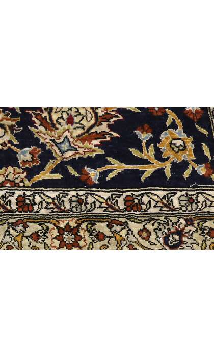 4 x 6 Vintage Turkish Silk Hereke Prayer Rug 77218