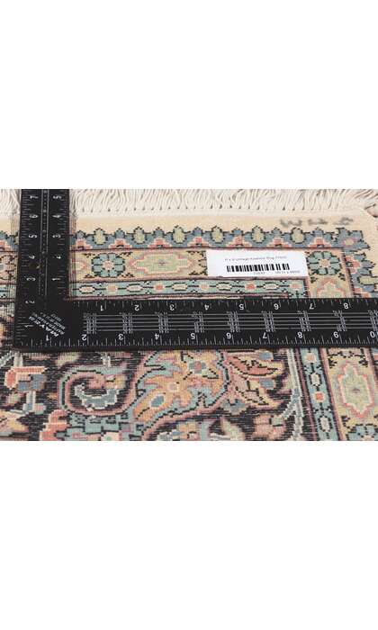 6 x 9 Silky Vintage Indian Kashmir Rug 77533