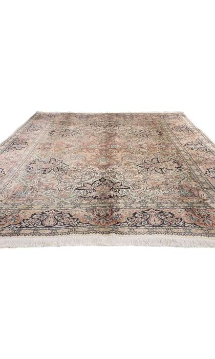 6 x 9 Silky Vintage Indian Kashmir Rug 77533