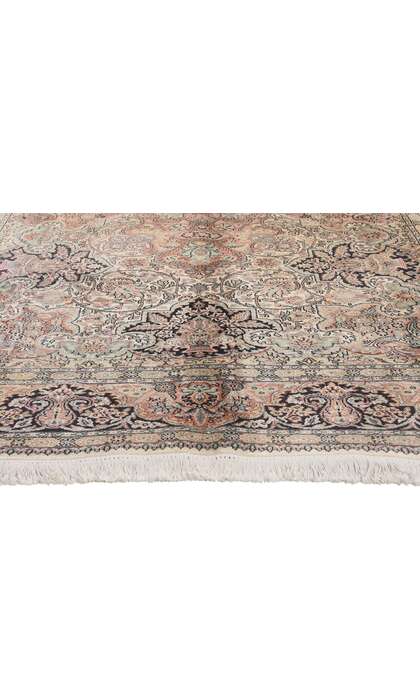 6 x 9 Silky Vintage Indian Kashmir Rug 77533