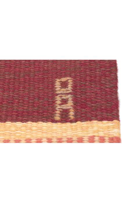 8 x 12 Anna Johanna Angstrom Vintage Swedish Rollakan Rug 77403
