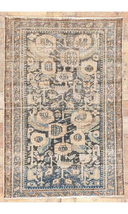 3 x 4 Antique Persian Malayer Hamadan Rug 61270