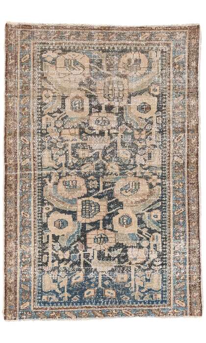 3 x 4 Antique Persian Malayer Hamadan Rug 61270