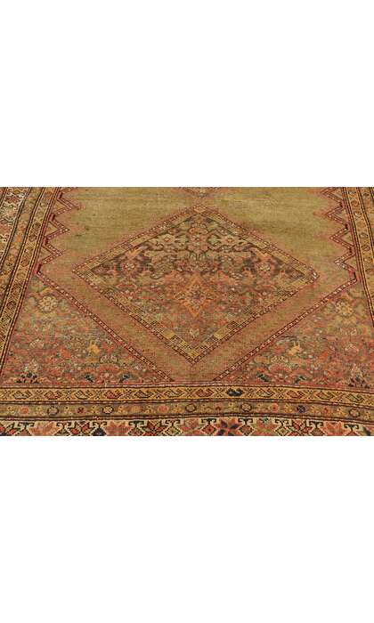 4 x 9 Antique Persian Malayer Rug 53062
