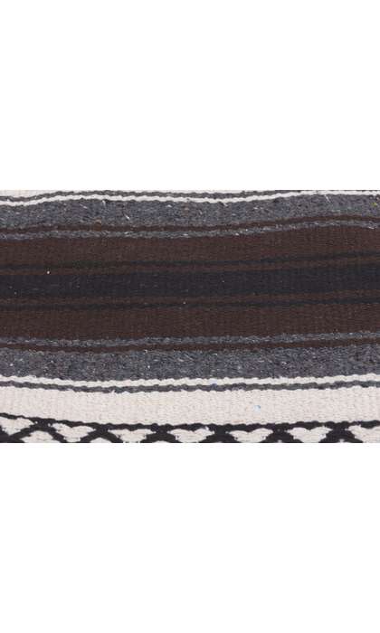 5 x 6 Modern Striped Indian Kilim Rug 78536