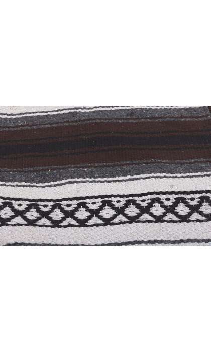 5 x 6 Modern Striped Indian Kilim Rug 78537