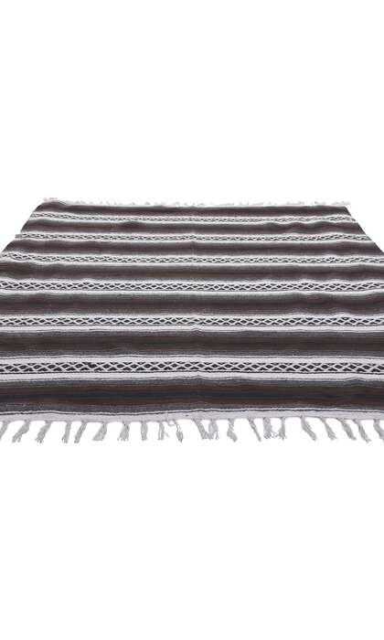 5 x 6 Modern Striped Indian Kilim Rug 78537