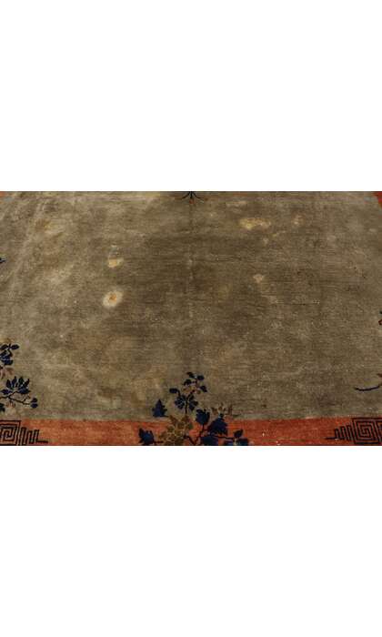 9 x 11 Antique Chinese Peking Rug 78126