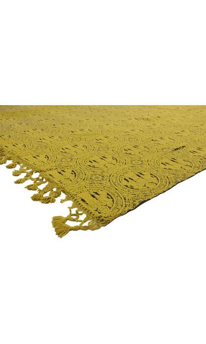 8 x 9 Antique Mexican Blanket Textile 72747