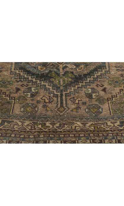 4 x 5 Antique Persian Hamadan Rug 60995